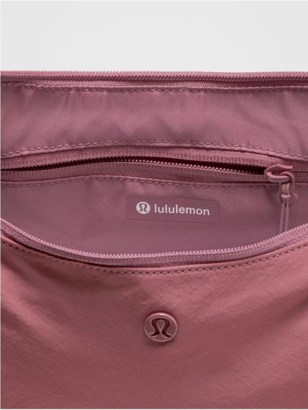 NWT Lululemon Large Slouchy Sling Hobo Crossbody Bag 13L in Dusk Dusty Rose Gold - Picture 4 of 8